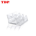 Acrylic Business Card Holder Clear Business Card Stand for Desk or Counter 6 Pocket,300 Capacity